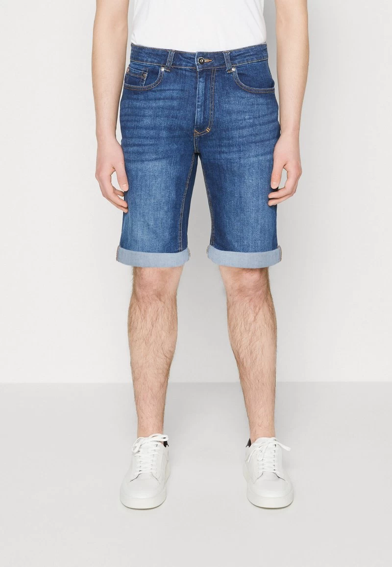 Pier One Jeans Shorts - Blue