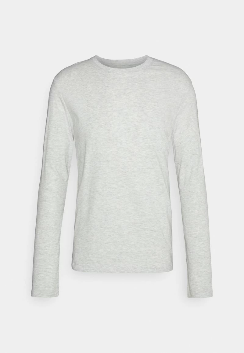 Pier One 7 PACK - Langarmshirt - Mottled Light Grey/white/mottled Dark Grey - Image 4