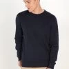 Pier One BASIC CREWNECK - Strickpullover - Dark Blue