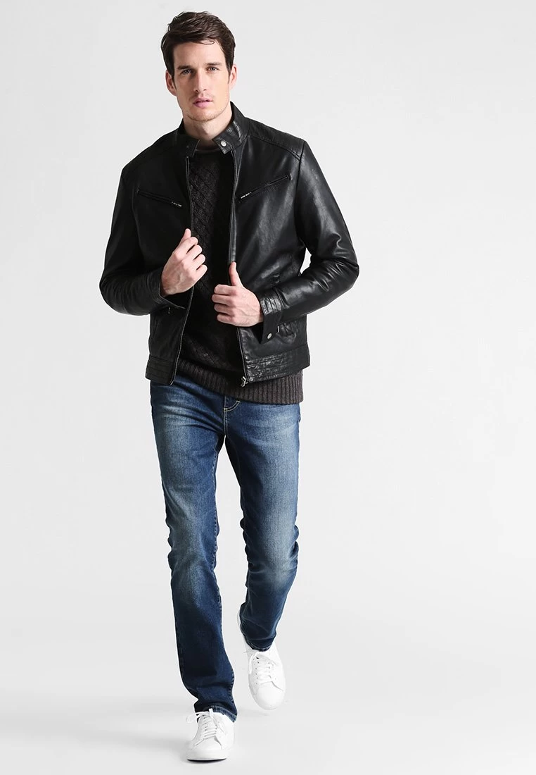 Pier One Jeans Straight Leg - Washed Dark Blue - Image 2