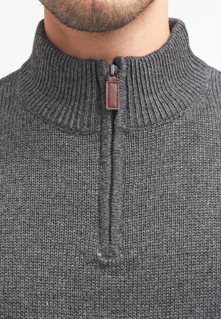 Pier One Strickpullover - Dark Grey Melange - Image 5