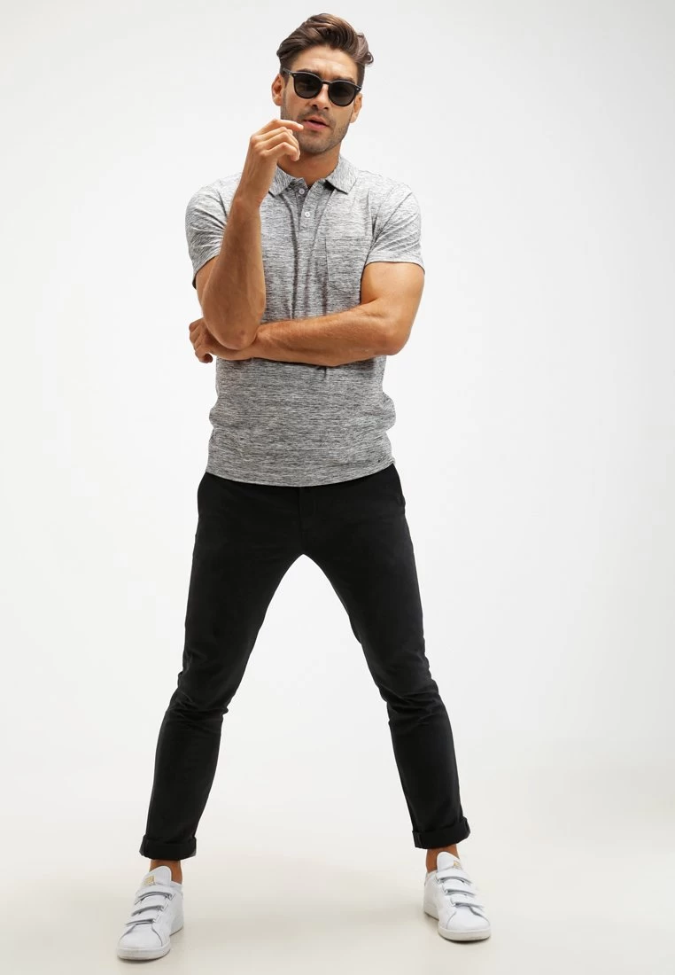 Pier One Poloshirt - Grey Melange - Image 2