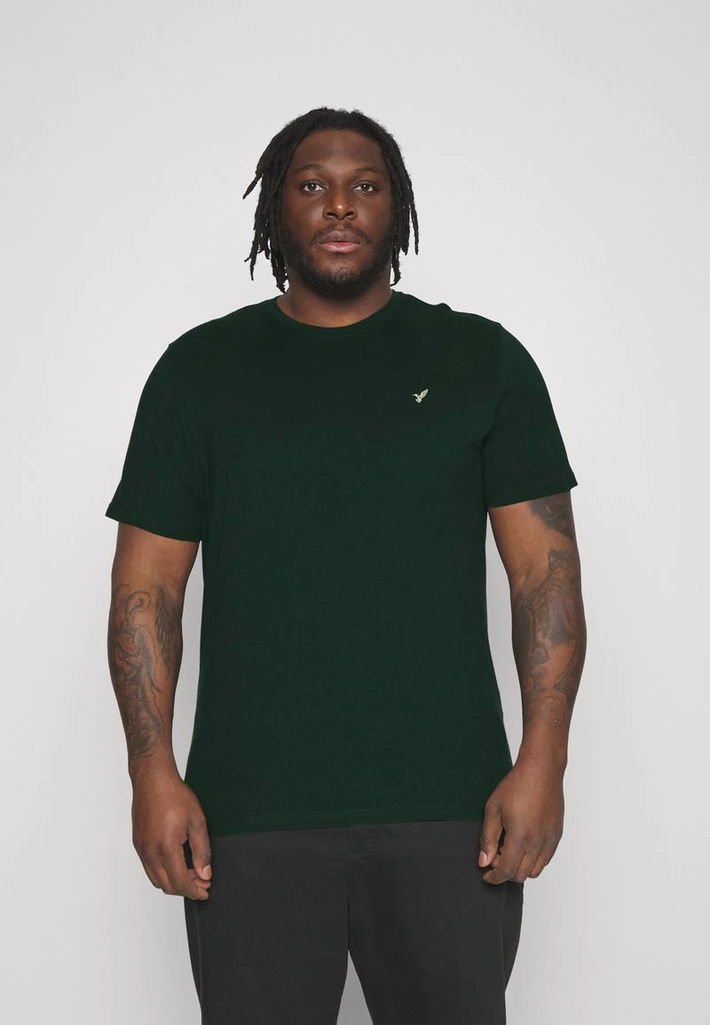 Pier One 5 PACK - T-Shirt Basic - Dark Green/beige/light Blue - Image 2