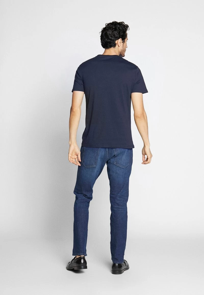 Pier One 4 PACK - T-Shirt Basic - Black/white/blue - Image 3