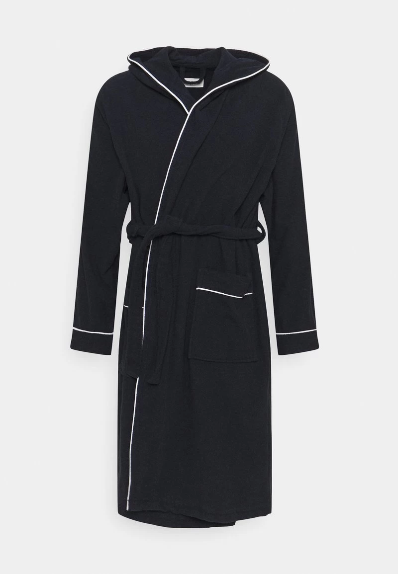 Pier One Bademantel - Dark Blue/white - Image 4