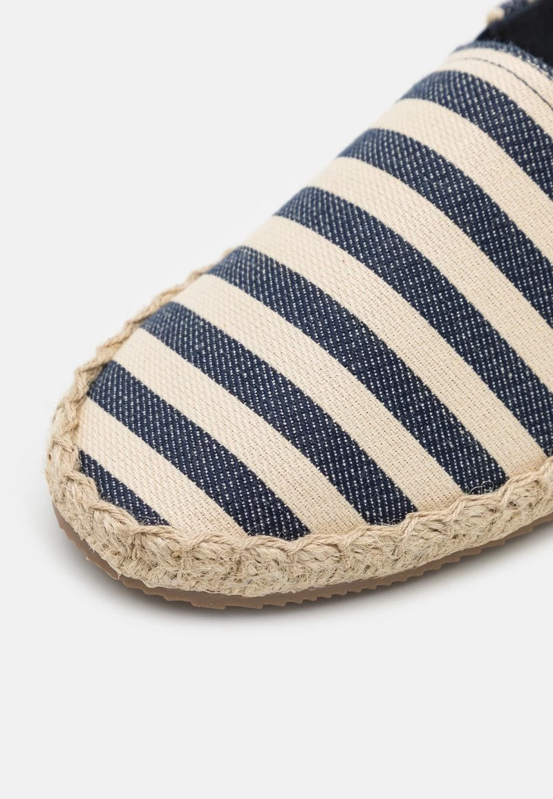 Pier One UNISEX - Espadrille - Dark Blue/white - Image 6