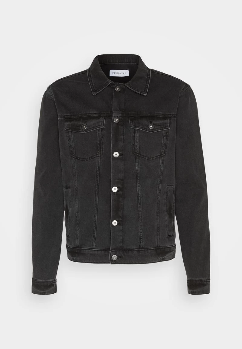 Pier One Jeansjacke - Black - Image 5