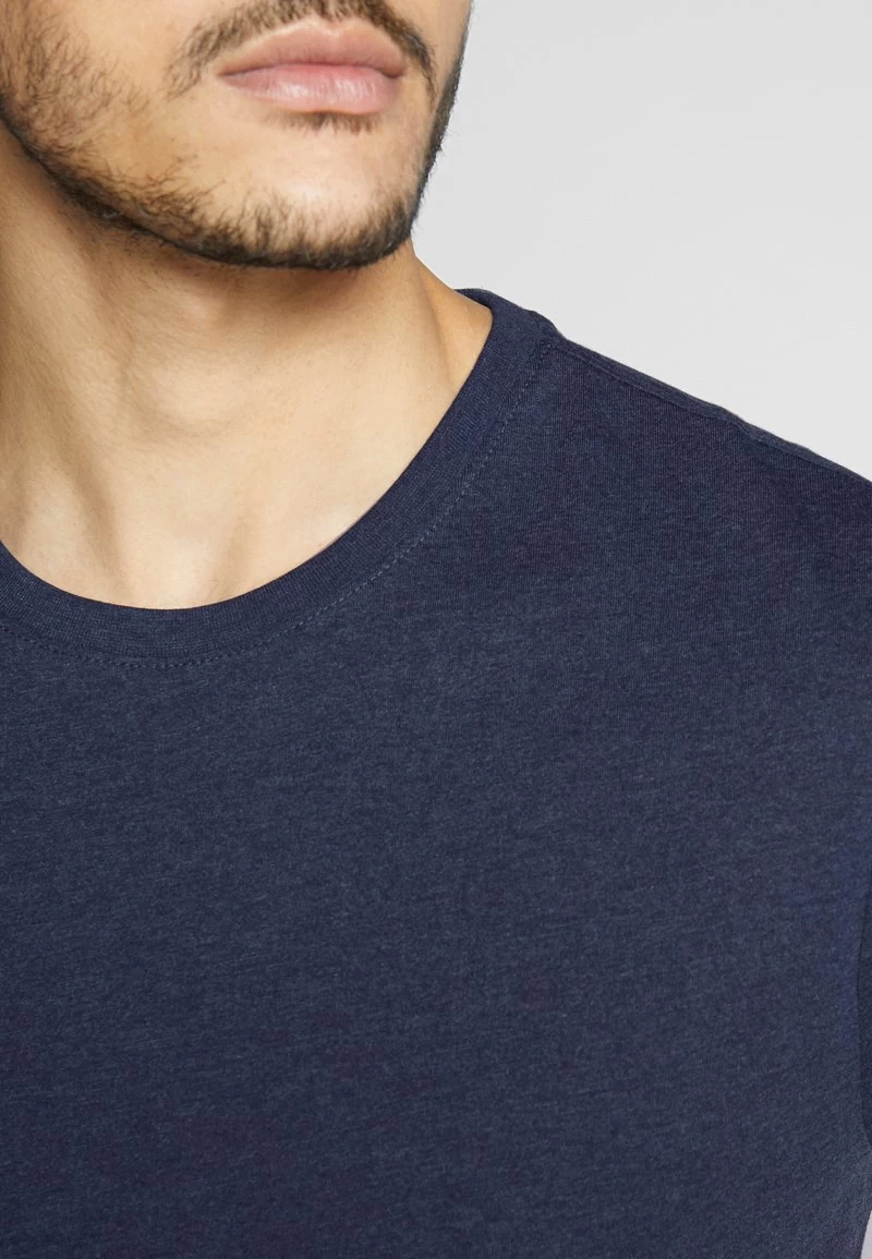 Pier One 4 PACK - T-Shirt Basic - Black/white/blue - Image 5