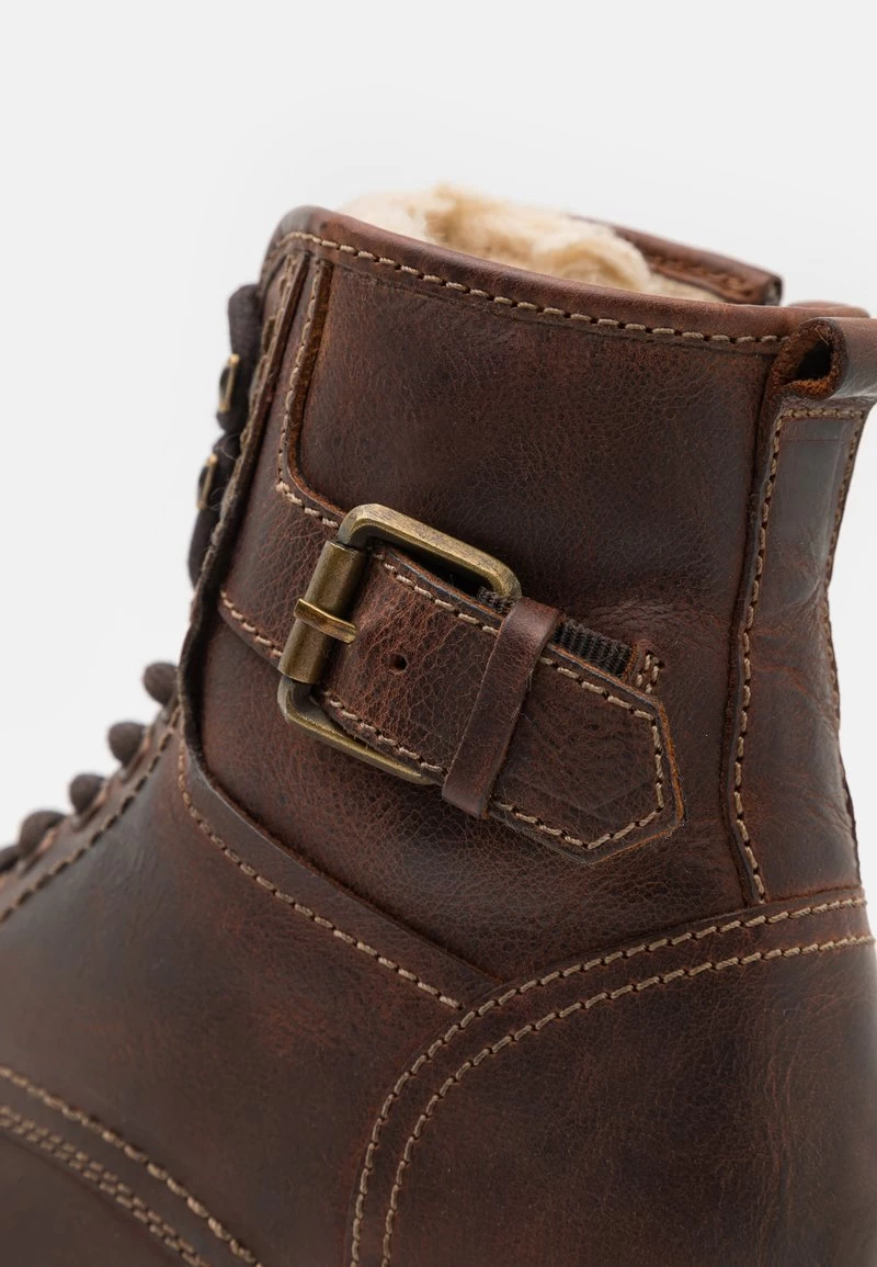 Pier One LEATHER - Schnürstiefelette - Brown - Image 6