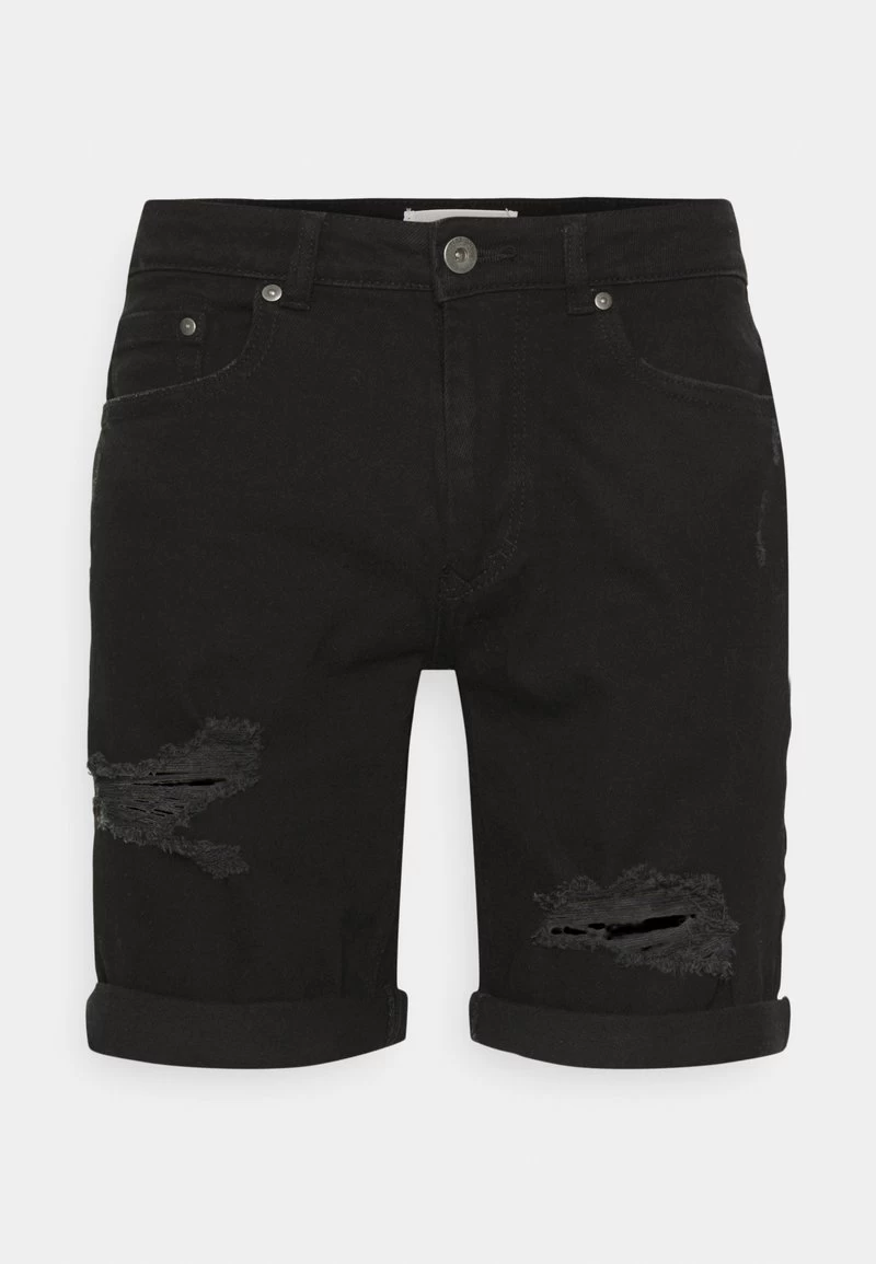Pier One Jeans Shorts - Black