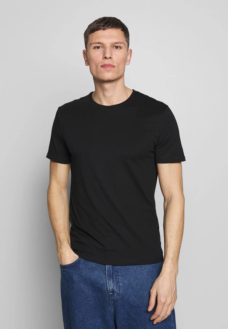 Pier One T-Shirt Basic - Black/white/blue - Image 2