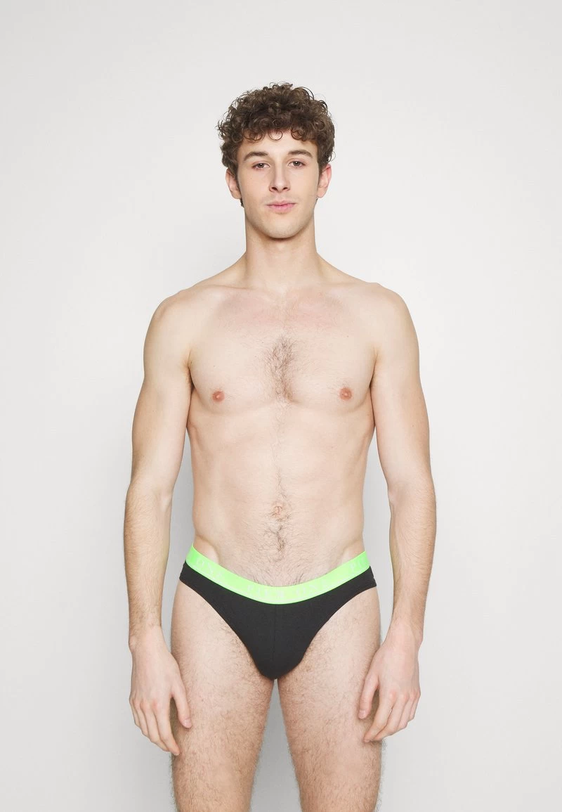 Pier One BRANDED WAISTBAND BRIEFS 3 PACK - Slip - Black - Image 4