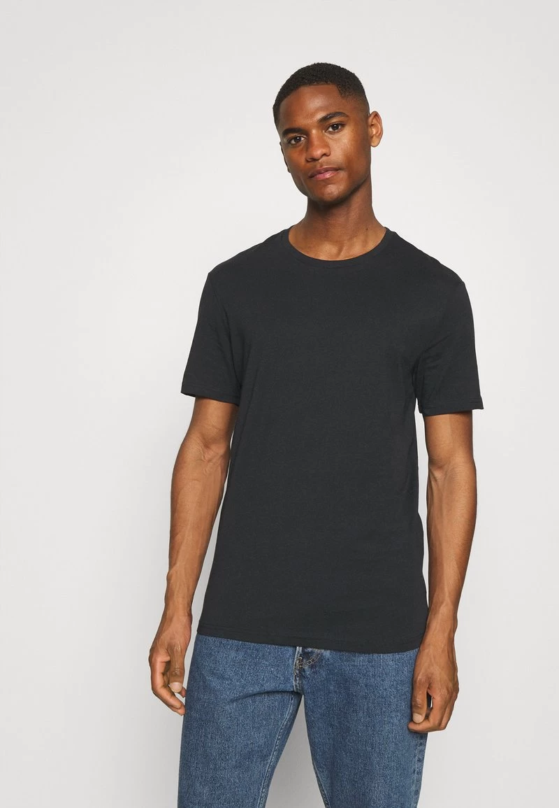 Pier One T-Shirt Basic - Black/white/light Grey - Image 4