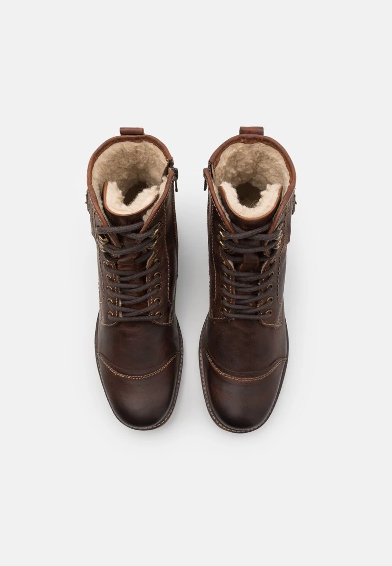 Pier One LEATHER - Schnürstiefelette - Brown - Image 4