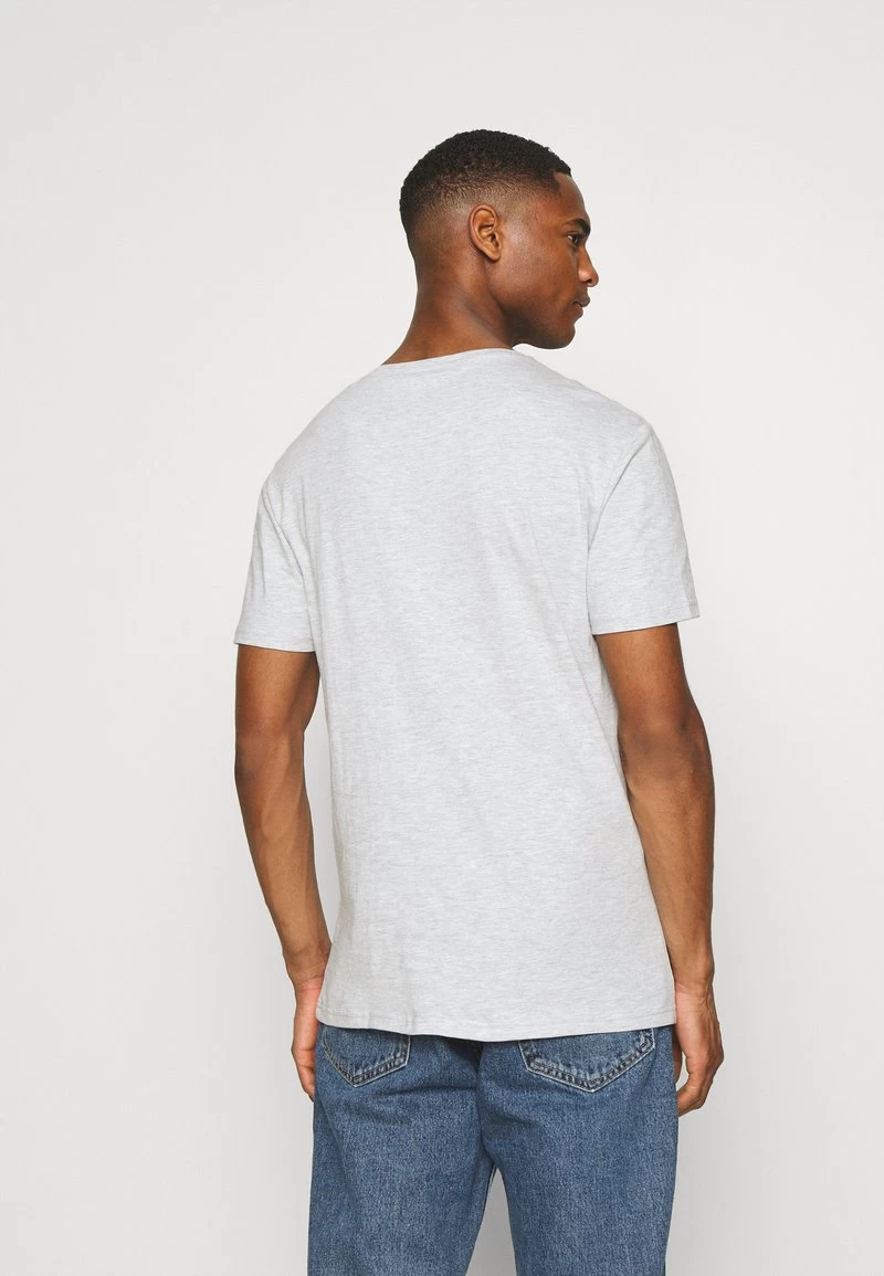 Pier One T-Shirt Basic - Black/white/light Grey - Image 3