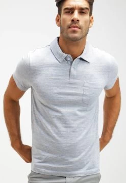 Pier One Poloshirt - Light Blue Melange