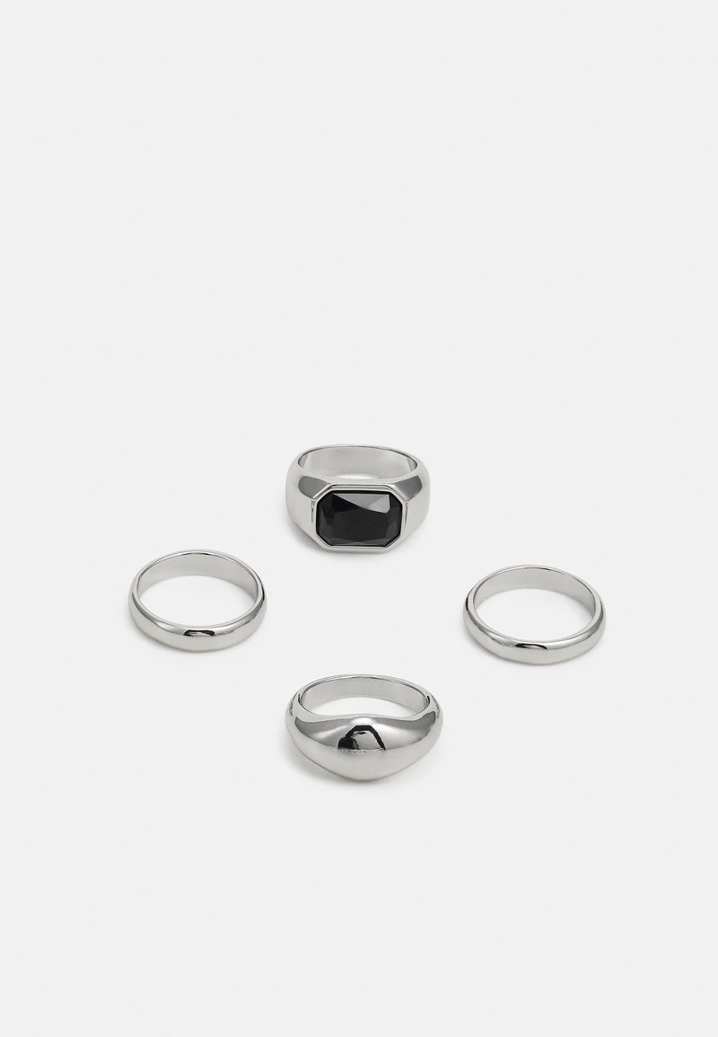Pier One 4 PACK - Ring - Silver-coloured