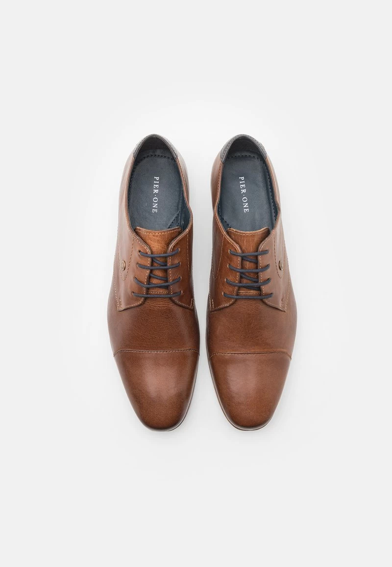 Pier One LEATHER - Schnürer - Camel – Bild 4