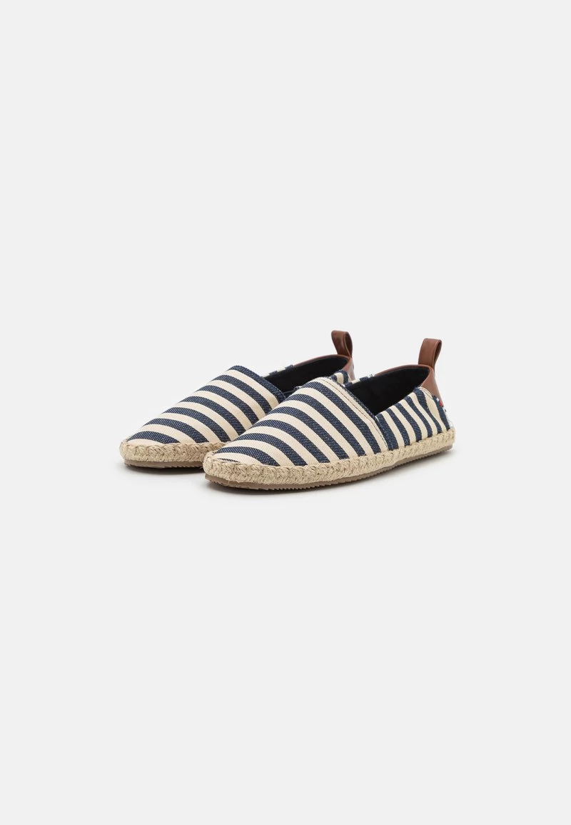 Pier One UNISEX - Espadrille - Dark Blue/white - Image 2