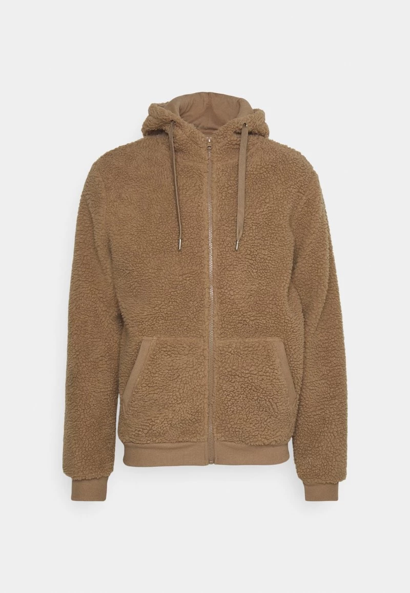 Pier One BORG ZIP-UP JACKET - Fleecejacke - Dark Green – Bild 5